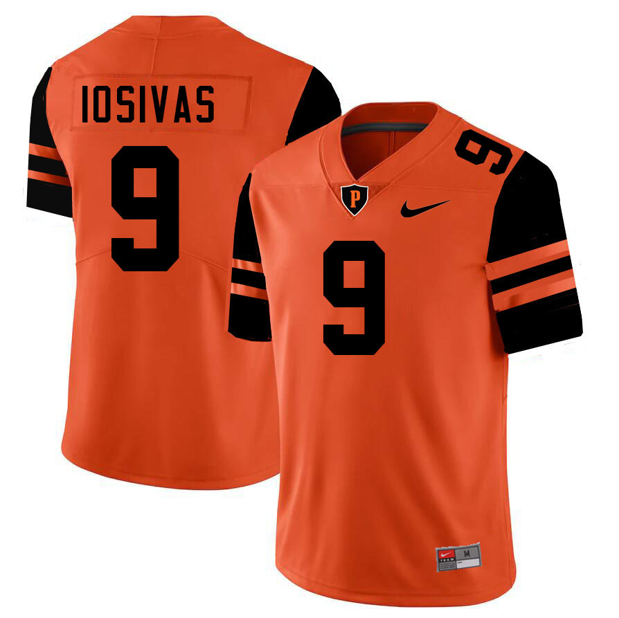 Princeton Tigers #9 Andrei Iosivas College Football Jerseys,Uniforms Stitched-Orange
